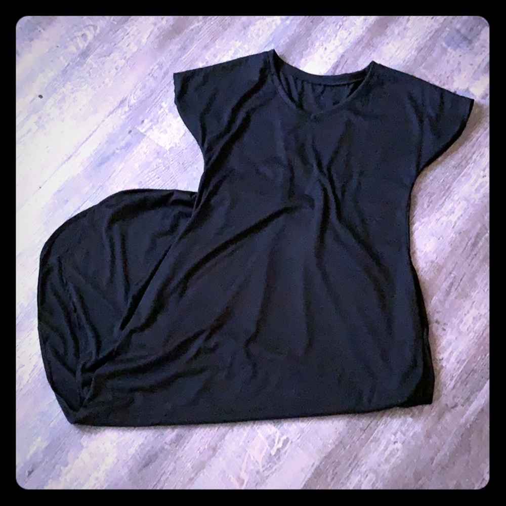 Tee shirt maxi dress
